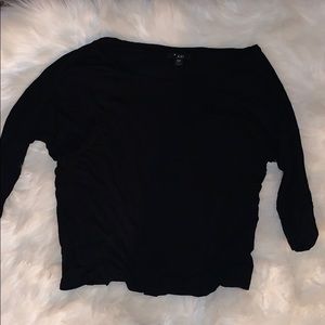 Loose off the shoulder long sleeve